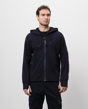 C.P. Company Синя спортивна куртка з логотипом MSS025A005086W