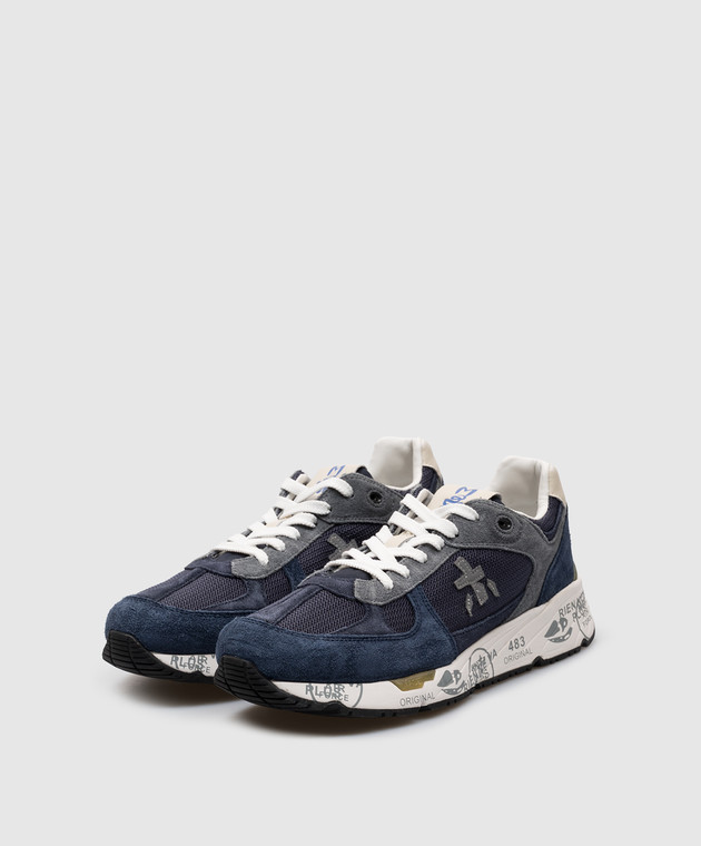 Premiata Синие комбинированные кроссовки MASE MASE изображение 2