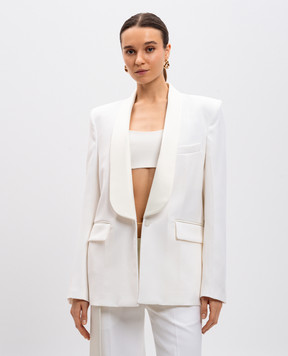 Victoria Beckham Білий жакет з вовною 1125WJK006060A
