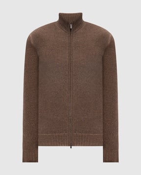 Loro Piana Коричневий кардиган з кашеміру FAM9386