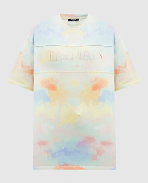 Balmain Футболка Cloud Vintage з вишивкою логотипа DH1EG006GD65