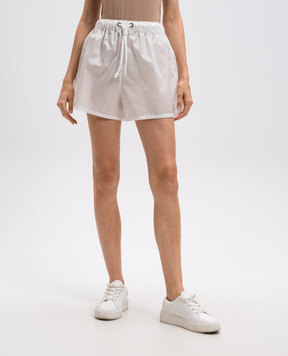 Prada Білі шорти з логотипом 22H840S2021WQ8