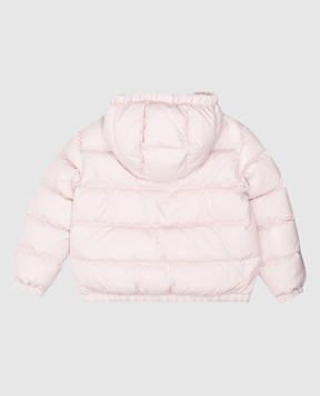Moncler ENFANT Детский розовый пуховик Claritia J29541A0007554A811214