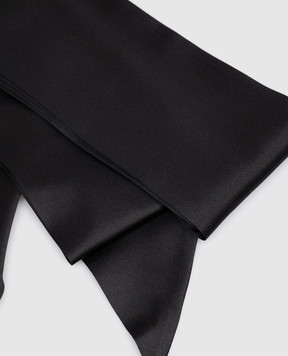 Ermanno Scervino Чорний шарф із шовку D472R701HKC
