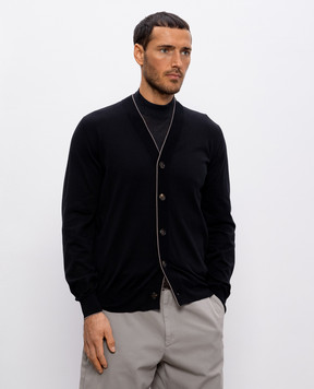 Brunello Cucinelli Черный кардиган M29805206