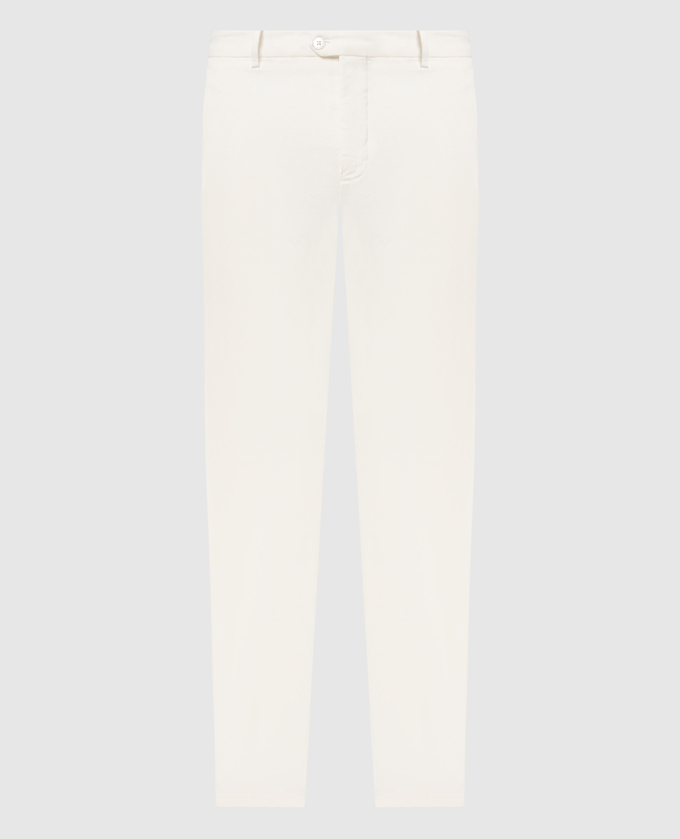 White EVO pants with silk and cashmere