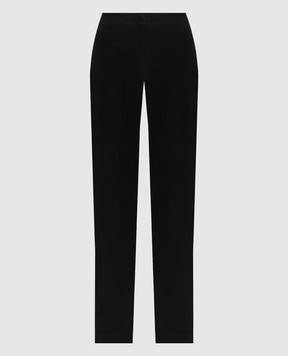 Ralph Lauren Черные брюки с шелком 914ITT14