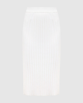 JOSEPH Белая юбка в рубчик JF008287