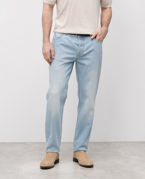 Brunello Cucinelli Голубые джинсы с логотипом M283PD3210