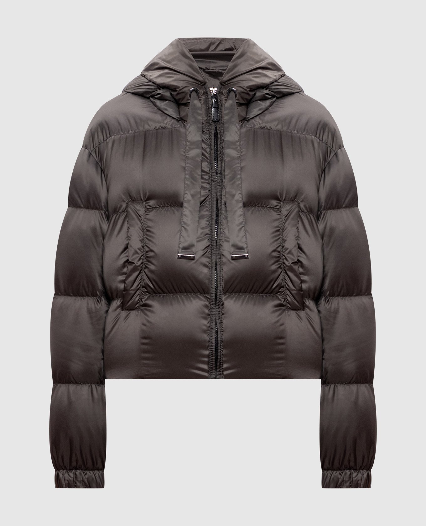 

Серый укороченный пуховик SEIE, Пуховики