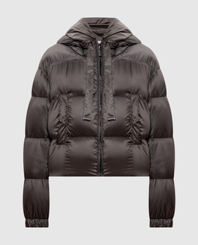 Max Mara Сірий укорочений пуховик SEIE SEIE