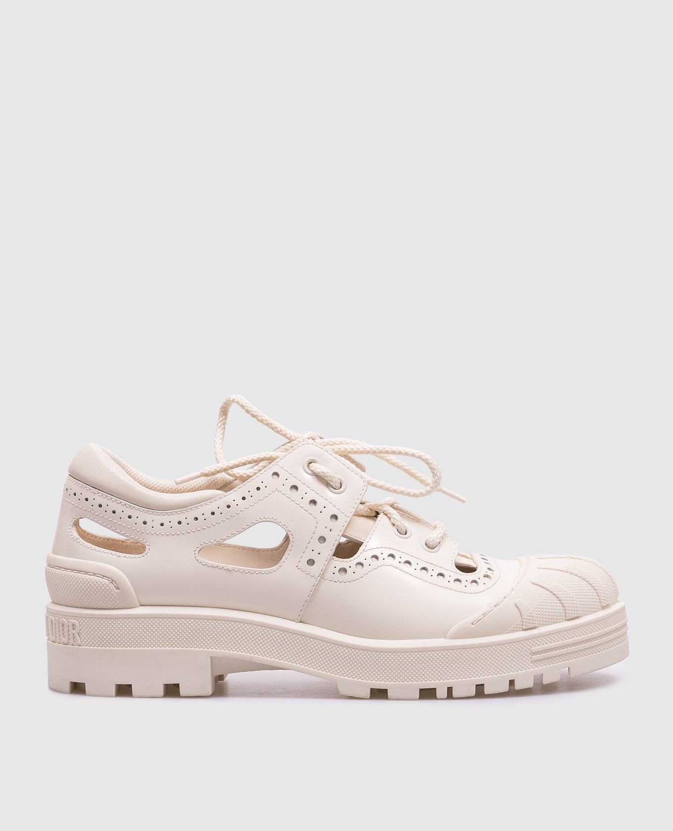 

Белые кожаные туфли Dior Iron, Белый, Туфли