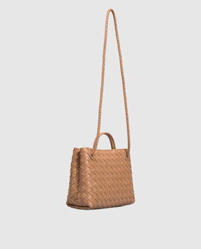 Bottega Veneta Коричнева шкіряна сумка Andiamo 766014VCPP1