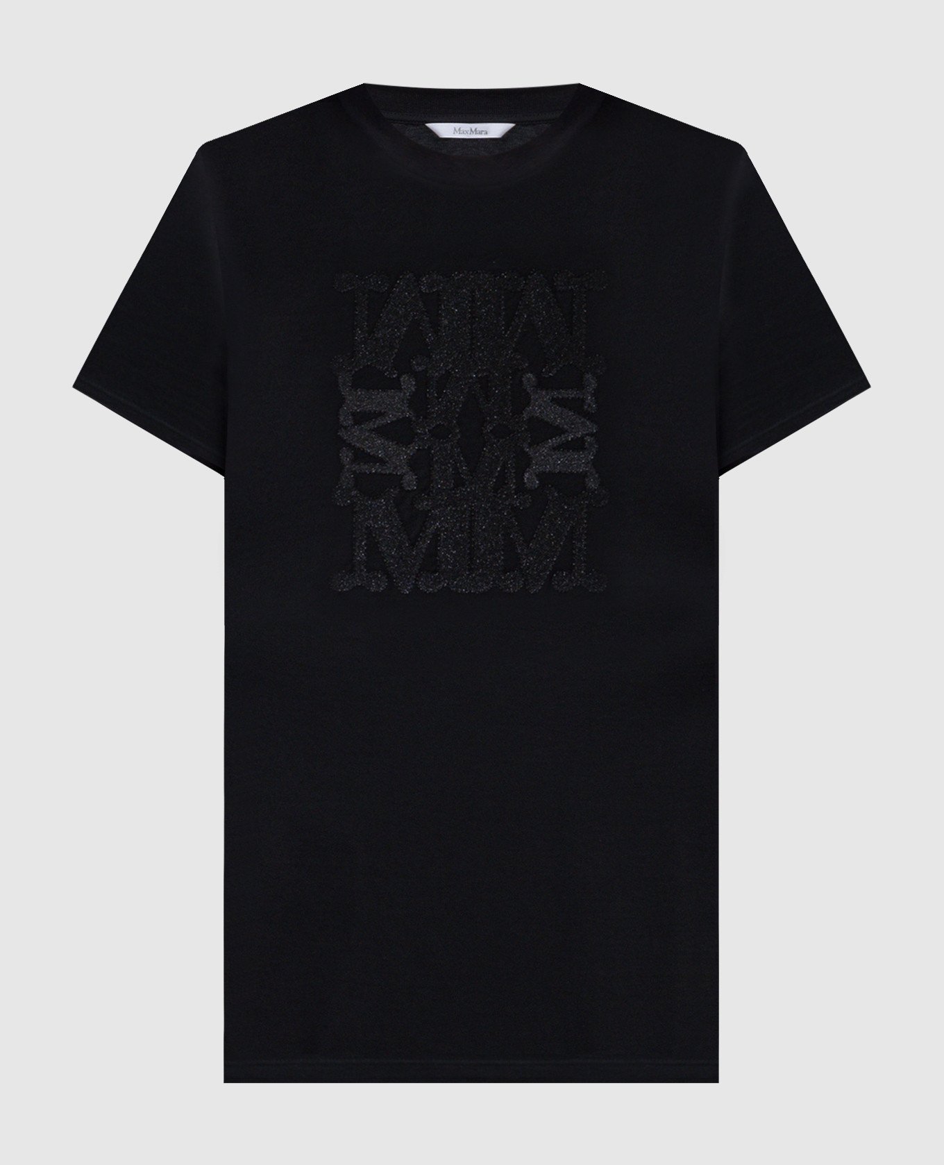 Black t-shirt TAVERNA with lurex