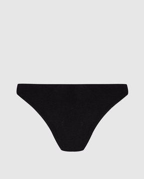 Wolford Черные трусики Cotton contour tanga 69706