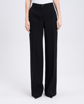 Dolce&Gabbana Черные брюки из шерсти FTC31TGDCSX