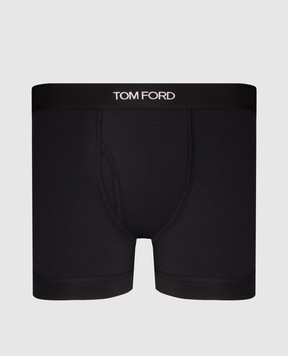 Tom Ford Черные трусы-боксеры с логотипом T4LC31410