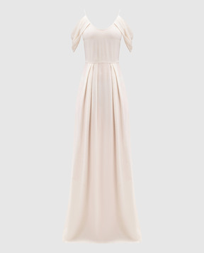 Vionnet Белое платье макси из шелка ABVAE13066T1003