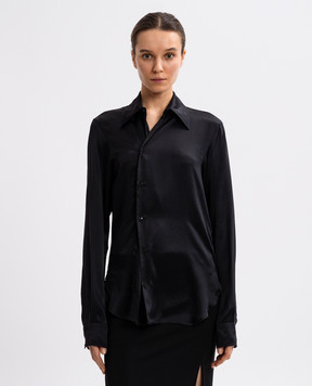 Ann Demeulemeester Черная блуза Carole из шелка B0012437FA134