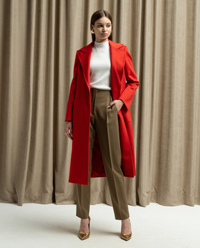 Max Mara Коричневі штани CELTICO з вовни CELTICO
