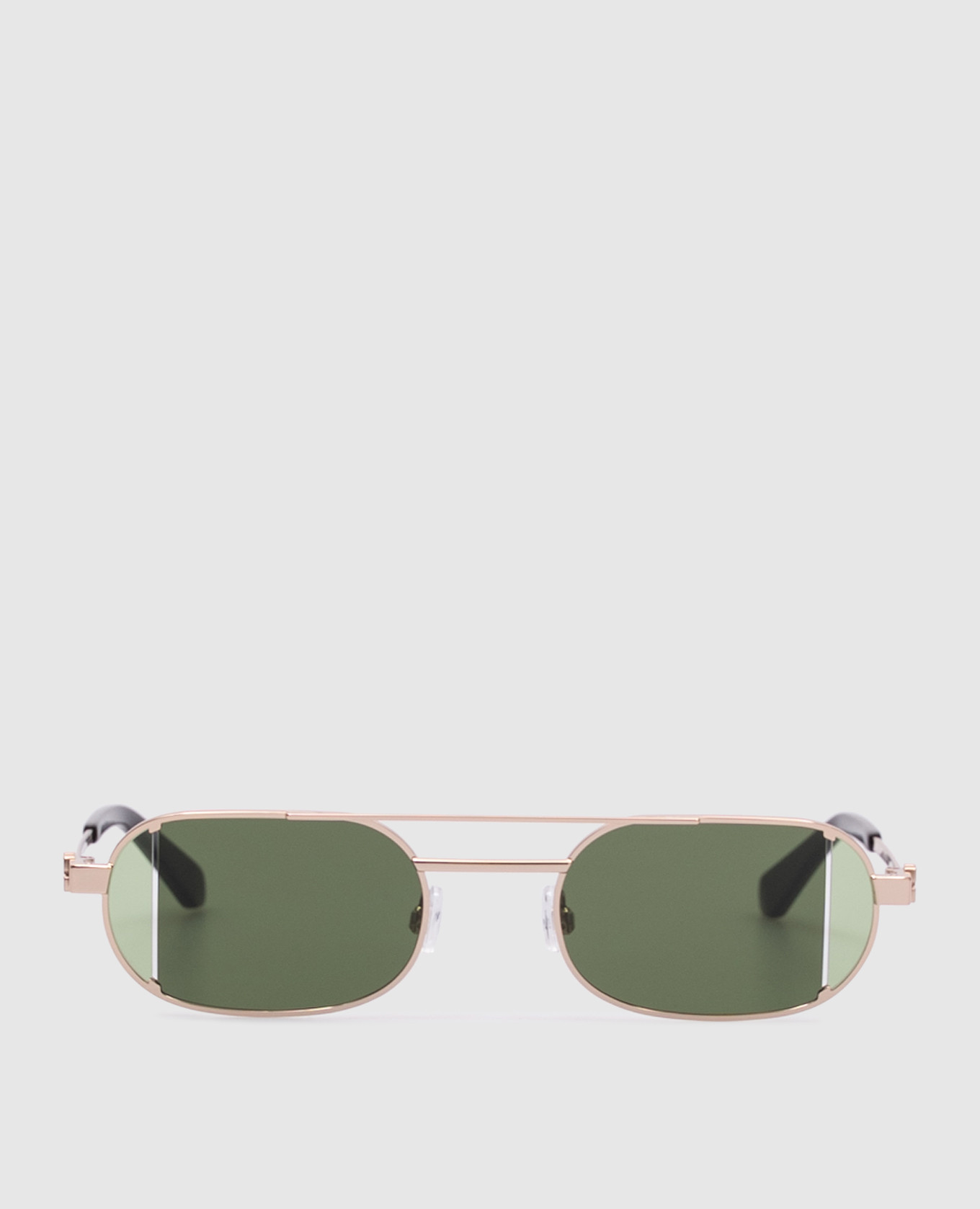 

Золотые очки Lynn с логотипом., Золотистый, Солнцезащитные очки