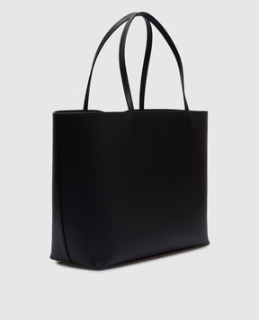Dolce&Gabbana Черная кожаная сумка-тоут DG Logo BB7338AW576