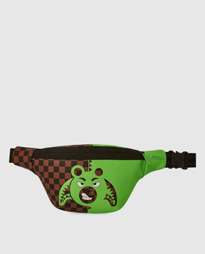 Sprayground Детская коричневая поясная сумка GREEN MONEY BEAR 910B6863NSZ