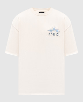 AMIRI Бежева футболка STARBURST AMJYTE1179