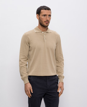 Canali Бежеве поло MK02261C1054