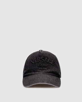 Versace Черная кепка с логотипом 10107461A13769