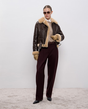 Babe Pay Pls Коричнева дублянка 2315MERINO