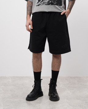 Vetements Чорні шорти з логотипом UA66SS600BBm