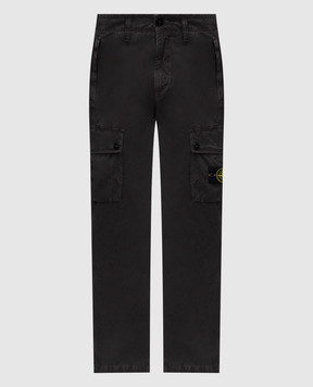 Stone Island Сірі карго з патчем логотипа K1S153100303S00WA