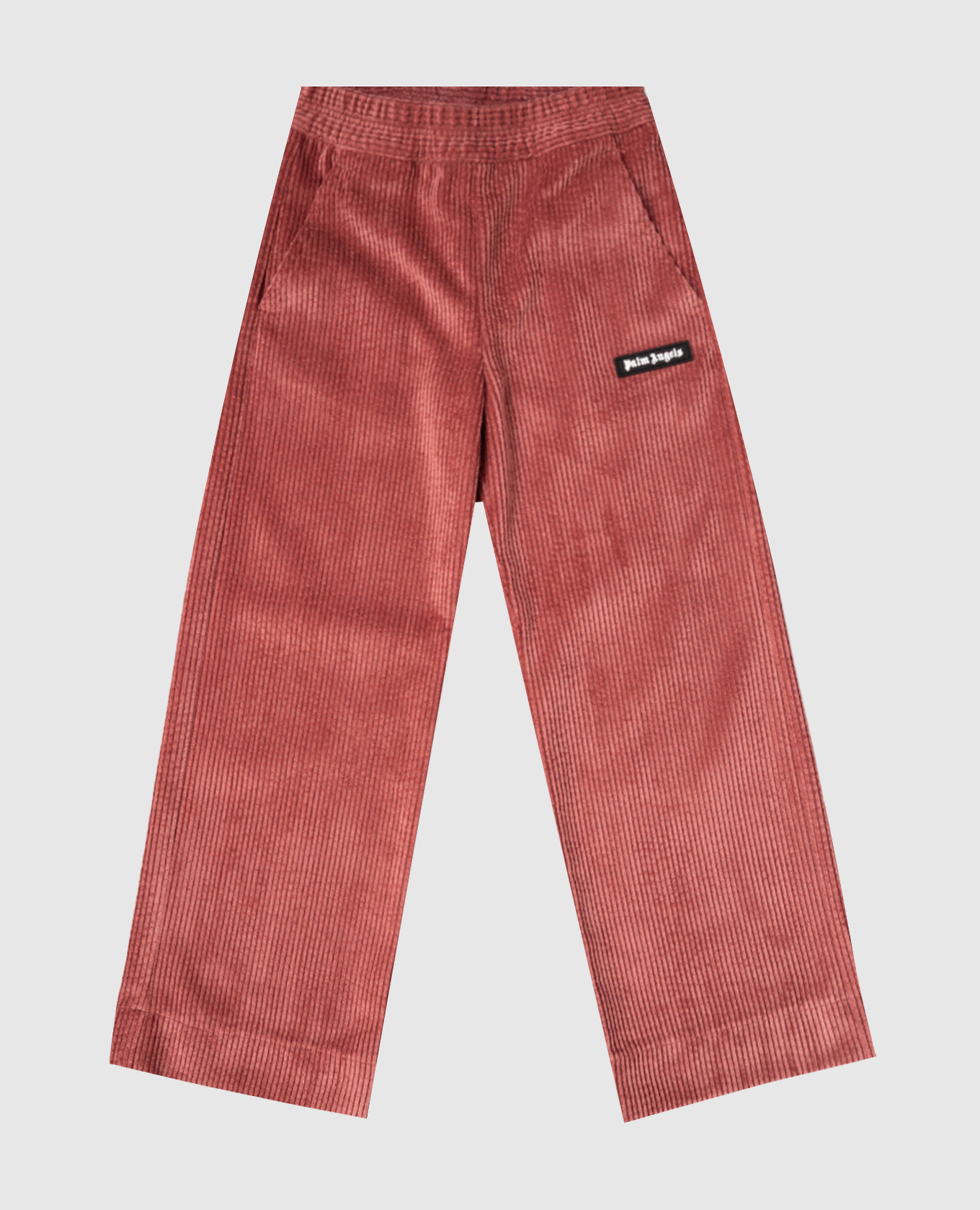 

Детские розовые брюки с логотипом, Розовый, Повседневные брюки casual