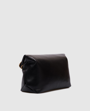 Jil Sander Чорна шкіряна сумка з тисненням логотипа J06WF0002P7366