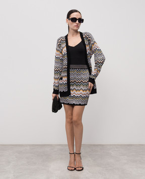 Missoni Кардиган з вовною у візерунок DS25WM0OBK01CQ
