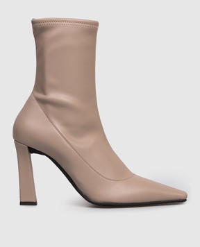 Giuseppe Zanotti Бежеві ботильйони Barbaro stretch I570001