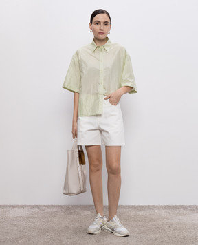 Jil Sander Зелена сорочка з шовком J40DL0167J70003