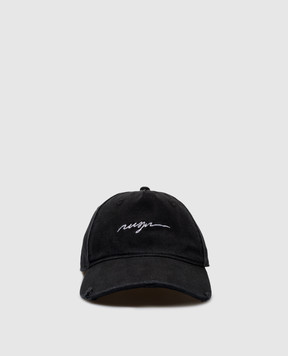 MSGM Черная кепка с вышивкой логотипа 3640ML02247267