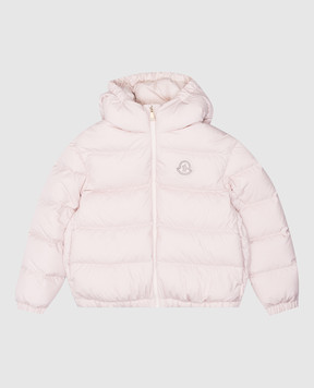 Moncler ENFANT Детский розовый пуховик Claritia J29541A0007554A811214