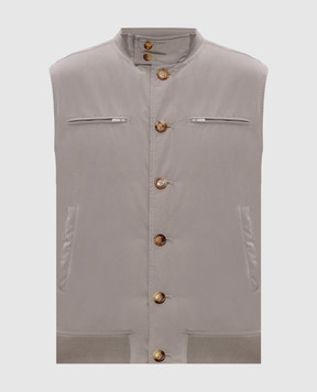 Brunello Cucinelli Жилет кольору хакі MD4796522