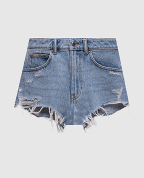 Alexander Wang Блакитні джинсові шорти з кристалами 1DC2254654
