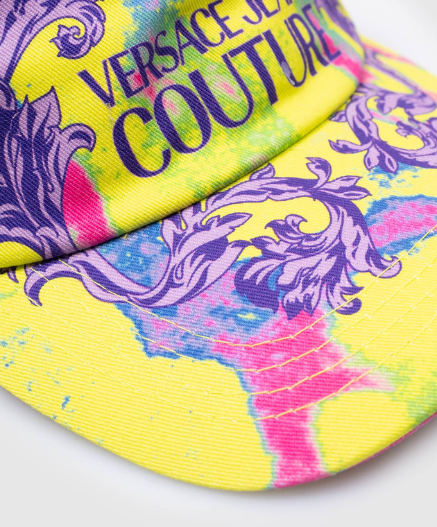 Versace Jeans Couture - Зелена кепка в принт Animalier