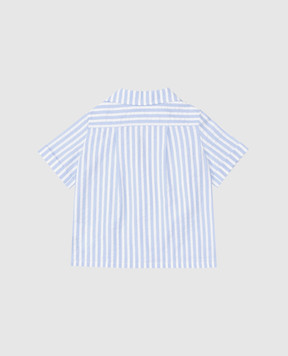 Dolce&Gabbana Детская голубая рубашка в полоску L14S27FR50R