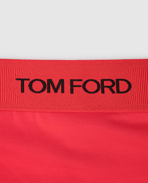Tom Ford Красные трусики-тонг с логотипом. KNJ009JEX166