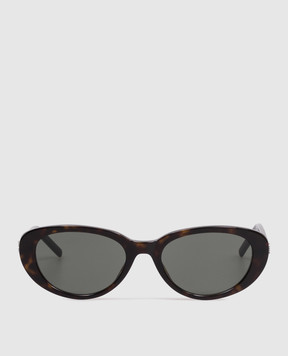 Saint Laurent Сонцезахисні окуляри M154 з ефектом черепахового панцира 843069Y9956