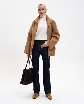 John Smedley Білий гольф LETTY з вовни мериноса LETTY