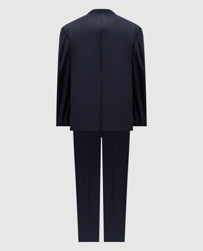 ISAIA Синий костюм из шерсти E24AFI9511264