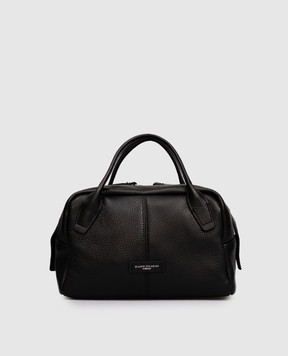 Gianni Chiarini Черная кожаная сумка Emily BS11300COMMGRN
