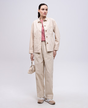 Woolrich Бежева куртка CFWWOS0129FRUT3665